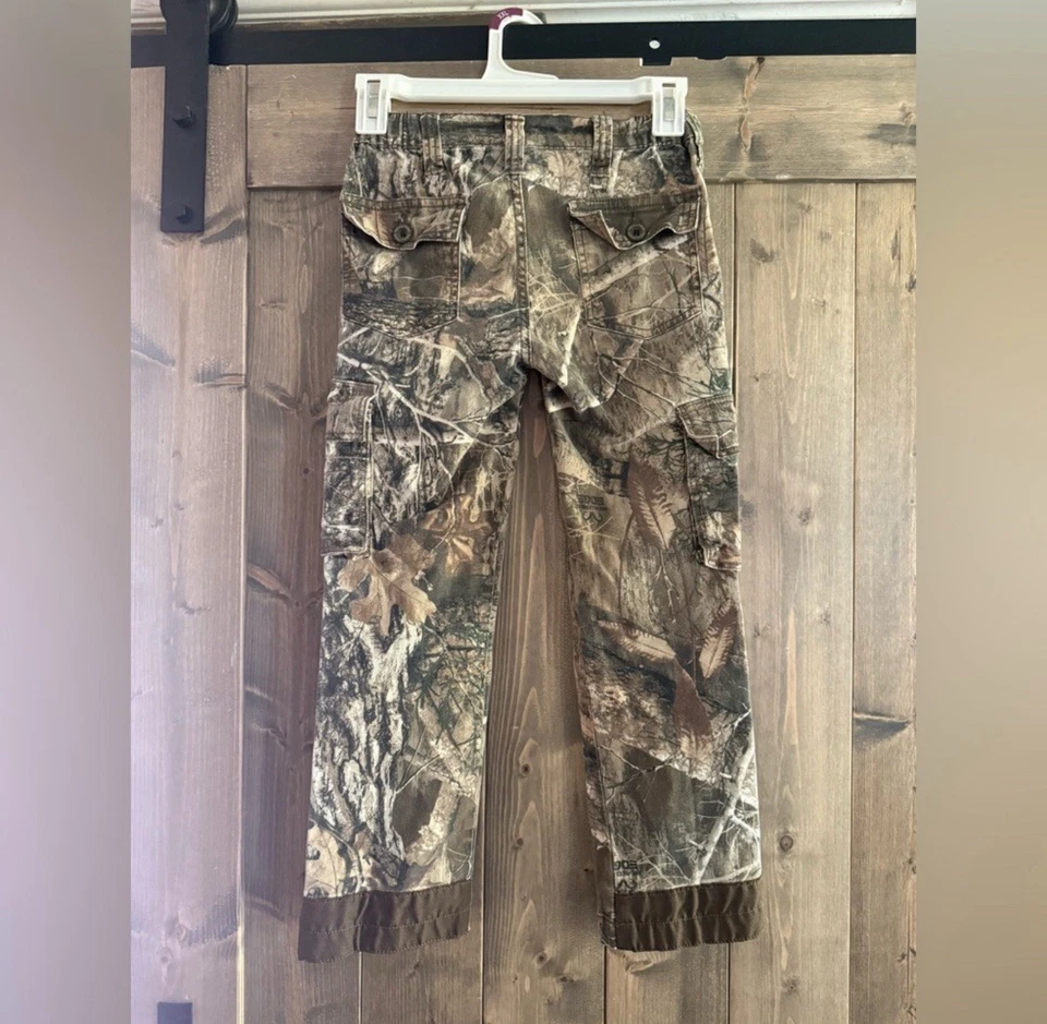 Pantalones cargo de caza Realtree Edge camuflaje talla juvenil M estilo vintage Foto 2 de 4