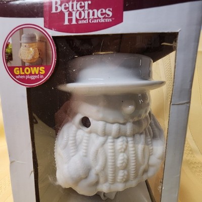 Better Homes & Gardens Snowman-Shaped Electric Plug In Wax/Essential Oil Warmer 