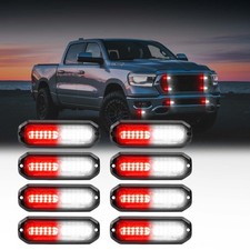 Wineco 12 Led Pov Emergency Fire Strobe Lights Red White Firefighter Surface...