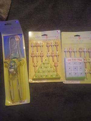 3 Vintage Kmart Easter Tic Tac Toe, Dizzy Bunny, Brain Game. brand new