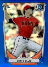 2014 Bowman Draft #CDP67 Chris Ellis Chrome Blue Refractors #/399