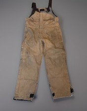 Vintage 90s Walls Zero-Zone Bib Overalls M Tall Super Thrashed Distress Workwear