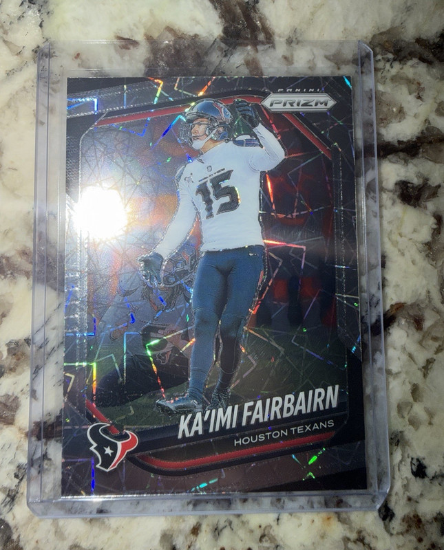 Panini Prizm Ka'imi Fairbairn Prizm Parallel #148 Houston Texans NFL