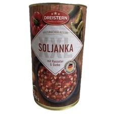 Dreistern Soljanka 1200g XXL Dose mit Kassler und Gurke Ostprodukt