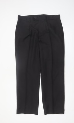 Cedarwood State Anzughose Herren schwarz normale Passform W36