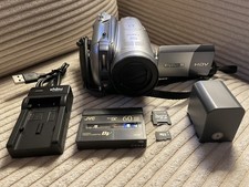 Canon HV20E mini DV Camcorder Kamera Video Foto silber 