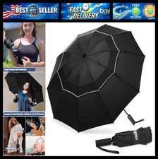 Large Inverted Windproof Golf Umbrella 62/54/46 Inch - Compact, Automatic Open/C