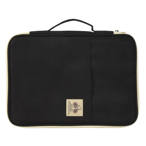 Rangement Documents Tissu Oxford Imperméable 34x26cm Avec Serrure à Code - Organisateur Passeport