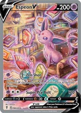 Espeon V (Alternate Full Art) 180/203 Holofoil SWSH07: Evolving Skies NM EN on eBay