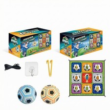Kinder-Fu&szlig;ballmatte bedruckte Zielscheibe Schusstraining-Matte weicher Stoff