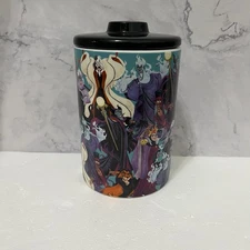 NEW Disney Villains Ceramic Cookie Jar Canister- Zrike Brands