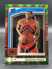 2024-25 Panini Donruss - Rated Rookie Jonathan Mogbo #209 Holo Green Laser (RC)