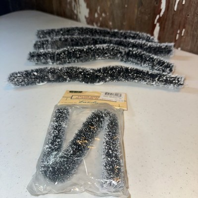Lemax Flexible Sisal Hedge 12  Long Each 4 Pre Owned 1 New In Package 5 Total