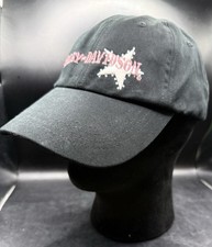 Harley Davidson Women's Black Pink  Star Baseball Hat Adjustable Strapback Cap
