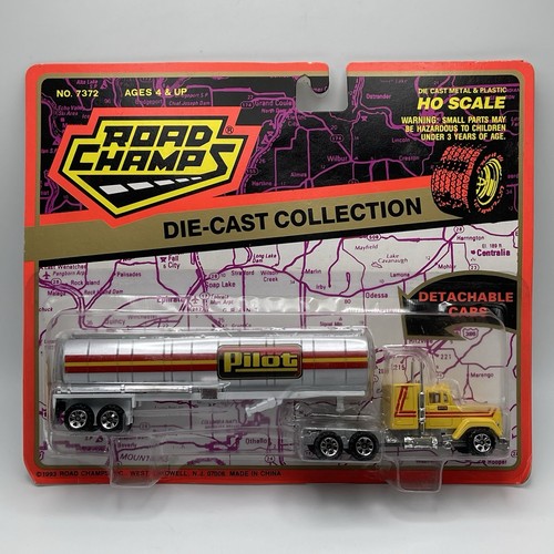 Vintage 1993 Road Champs Diecast Collection Kenworth Pilot Fuel Tanker 1:87 NEW