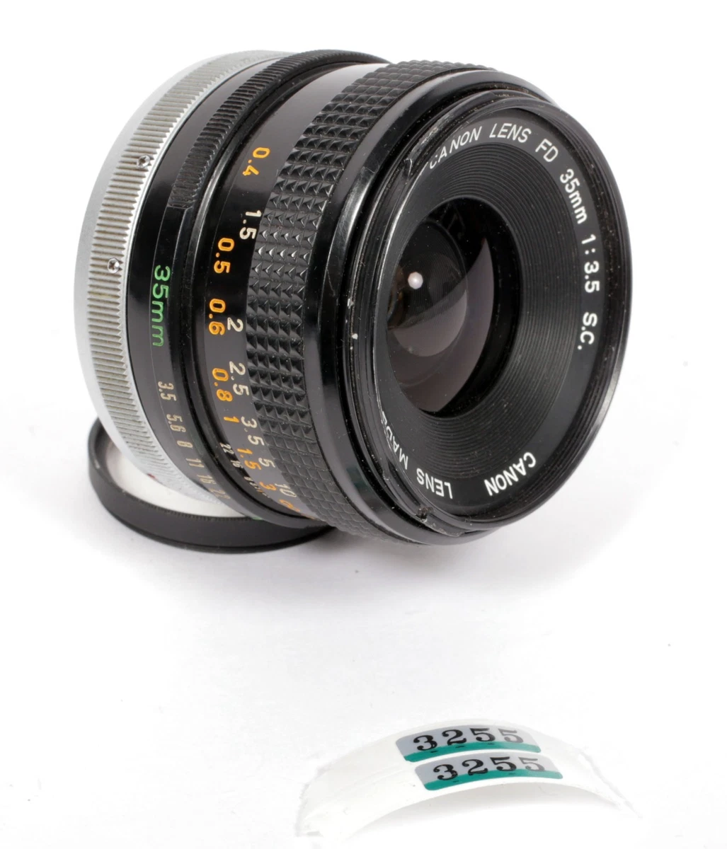 Canon FD f/3.5 Camera Lenses 35mm Focal for sale | eBay