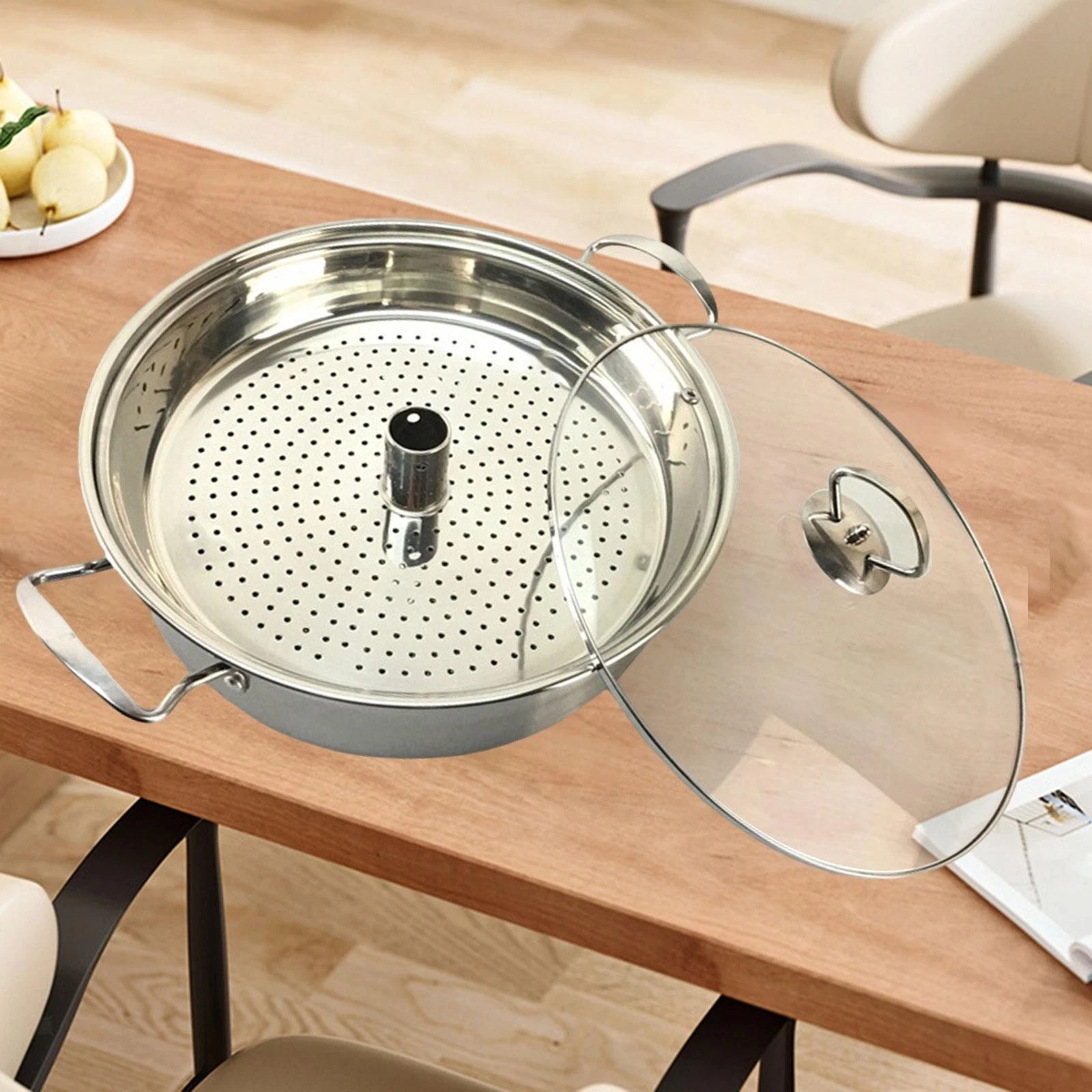Steam Pot Stainless Steel Seafood Steaming Pot Cookware