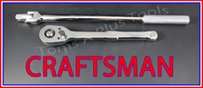 CRAFTSMAN 1/2 dr FULL POLISH Thin 72 Tooth Ratchet Breaker Bar socket wrench set
