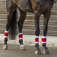 4x Horse Leg Wraps Fly Leg Boots Sheep Leg Wraps Equestrian Equipment Horse Leg