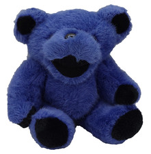 Liquid Blue RARE 1stGen 12" Jointed PURPLE GRATEFUL DEAD BEAR Plush VTG FREESHIP