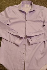Calvin Klein Slim Fit/ Stretch/ Stretch Collar / 34/35 m Long Sleeve Button Up