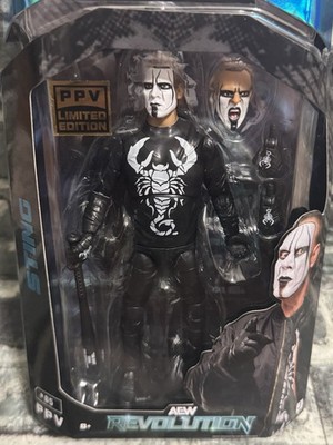 2025 AEW Revolution PPV #05 STING Action Figure Limited Edition