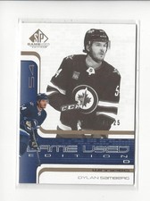 2022-23 SP Game Used '01-02 Retro Rookies Gold #R17 Dylan Samberg RC Jets /25