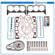 Timing Chain Kit Cover Gasket Bolts Set For 99-05 Chevrolet Astro GMC Jimmy 4.3L