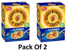 Honey Bunches of Oats with Crispy Almonds 48 oz., 2 pk. 2 Boxes Fast Shipping