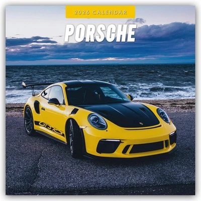BROWNTROUT VERLAGS GMBH Porsche 2026 - 16-Monatskalender Robin Red