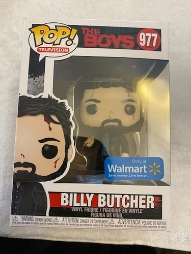 VAULTED EXCLUSIVE BLOODY Billy Butcher Funko Pop #977 The Boys Television TV