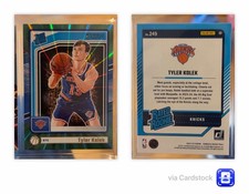 2024-25 Panini Donruss - Rated Rookie Tyler Kolek #249 Holo Green Laser (RC)