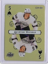 2025-26 UD OPC Playing Cards 5-SPADES Quinton Byfield, LA Kings Fire Sale!