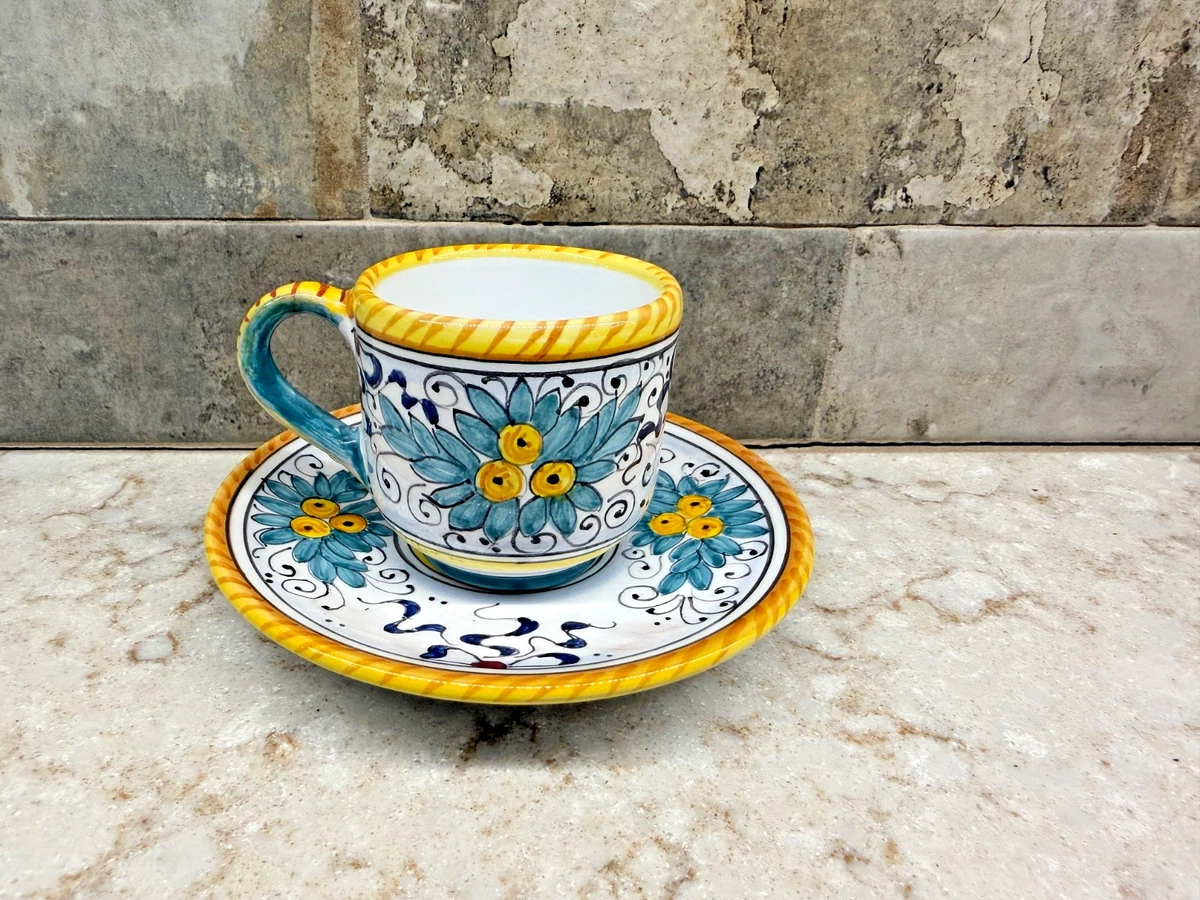 Italian Espresso Cup Set In Italian Art Pottery for sale | eBay