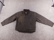 Cripple Creek XL Mens Jacket Bomber Brown Cot...