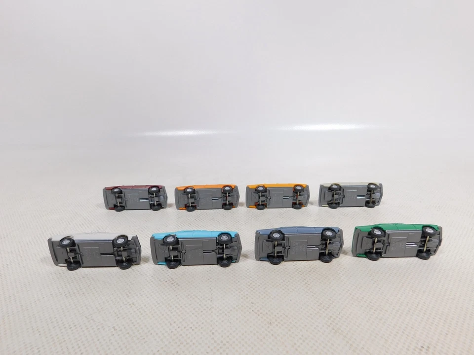 Wiking 1:87 H0 8x Modello Automobil Auto per Audi 100 Molto Buono / Mint # - Immagine 3 di 4