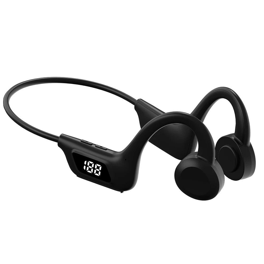 Wireless Bone Conduction Headphones with Mic Bluetooth 5.1 for Hands-Free Listening