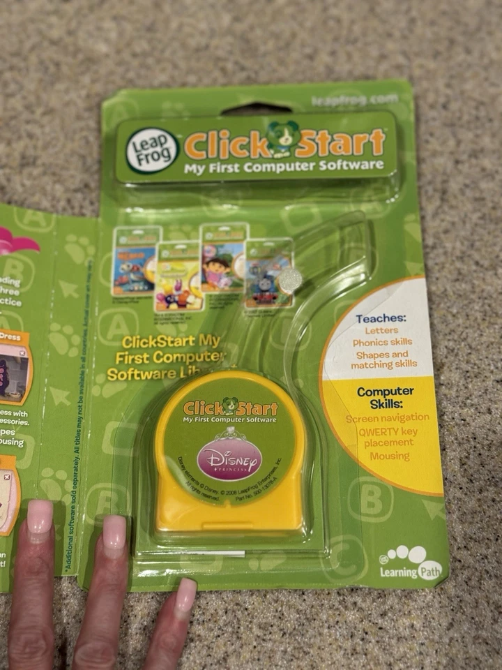 Leap Frog CLICK START My First Computer Software Disney Dora Nihao Puppy Pals - Image 3 of 4