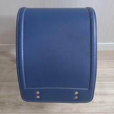 Tsuchiya Kaban Premium Ash Blue Leather Randoseru School Backpack Cowhide Japan