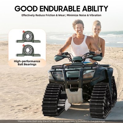 For Go Kart Buggy ATV Snow Sand Snowmobile Gasoline Motor Rear Axle Track Kit