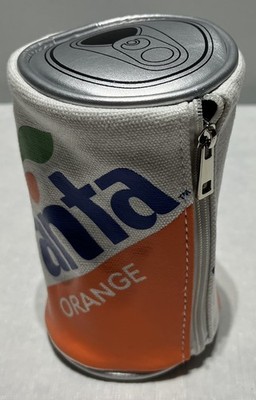 Coca-Cola Orange Fanta Soda Can Zipper 5  Coin Purse bag