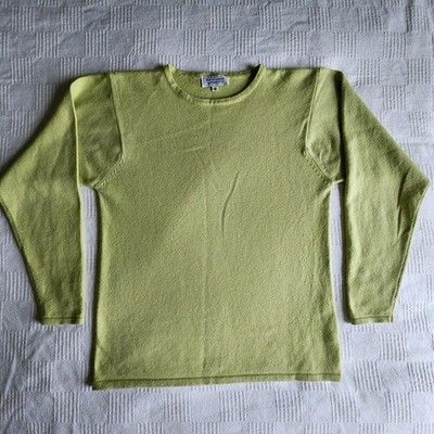 Nan Alexander San Francisco Womens Green Sweater Cashmere Blend Size Small 