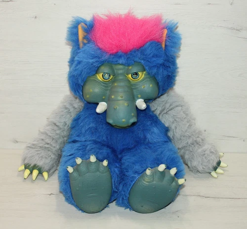 ORIGINAL MY PET MONSTER LOS TREMBLORS BLUE VIR SPAIN 1991 PLUSH