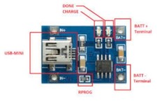 5pcs 5V 1A Micro USB 18650 Lithium Battery TP4056 Charging Board USA Seller