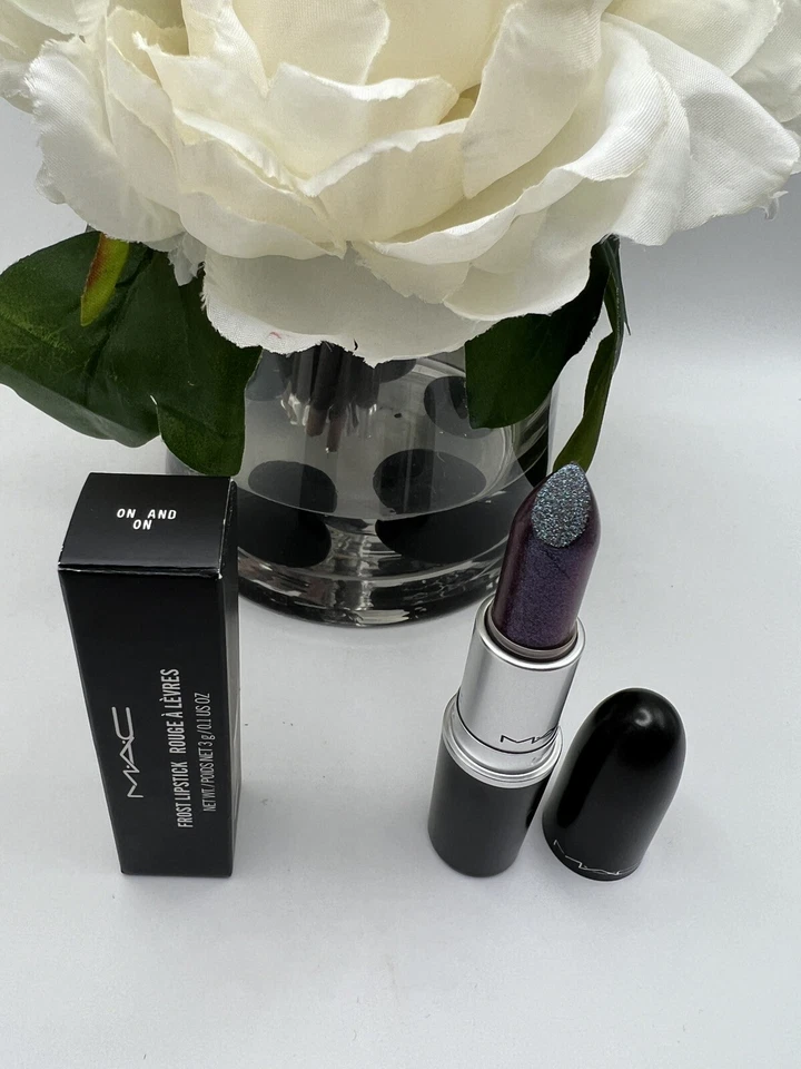 MAC Frost Lipstick Rouge A Levres On And On 0.10 oz - NIB - Image 2 of 2