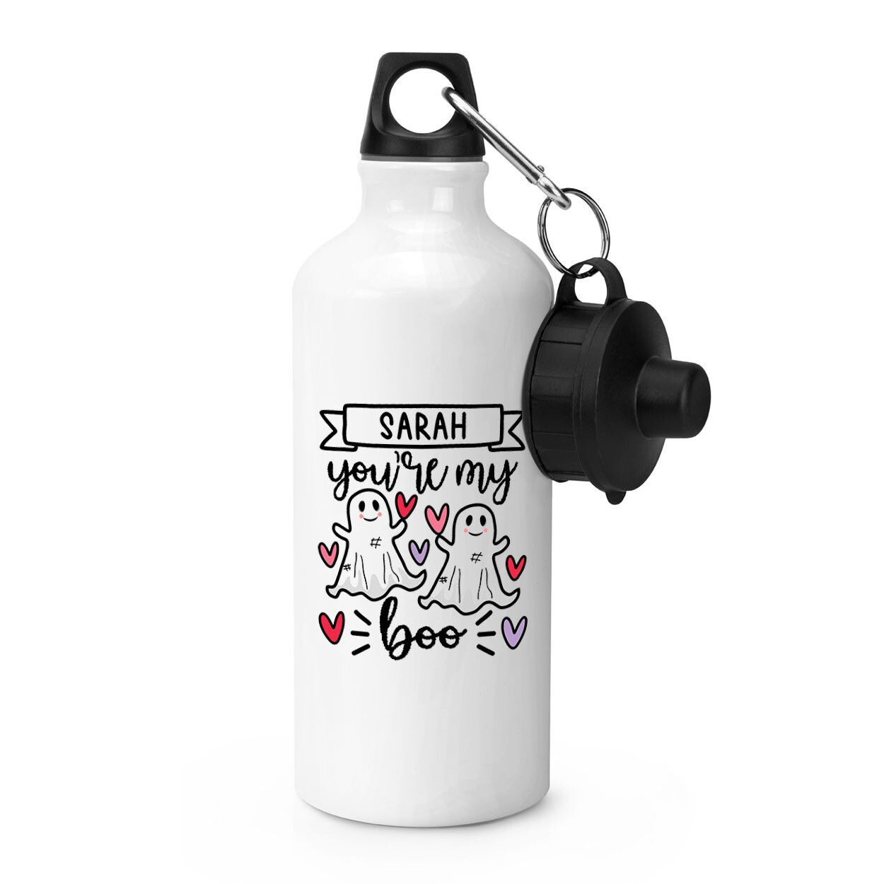 Personalised You're My Boo Sports Water Bottle Love Halloween Girlfriend Wife