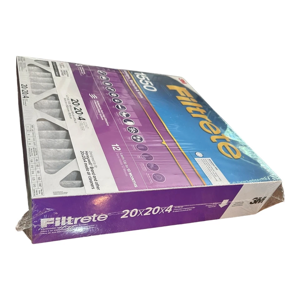 Filter 3M Filtrete Allergen, Bacteria & Virus Air Conditioner 1550 - Image 4 of 4