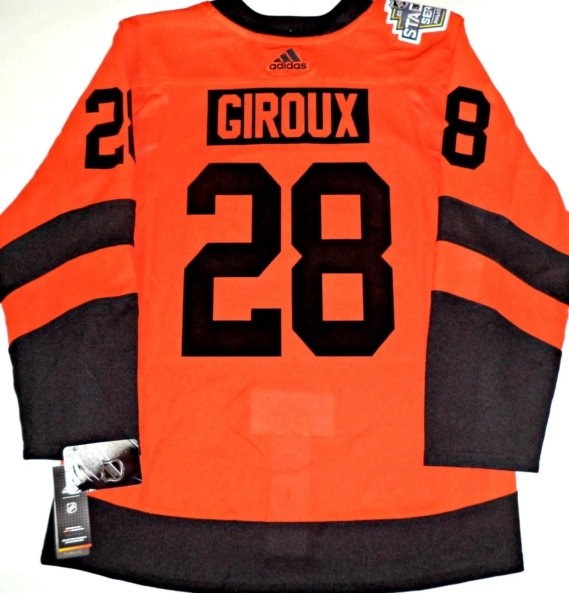 Claude Giroux Philadelphia Flyers Authentic Adidas Black Jersey