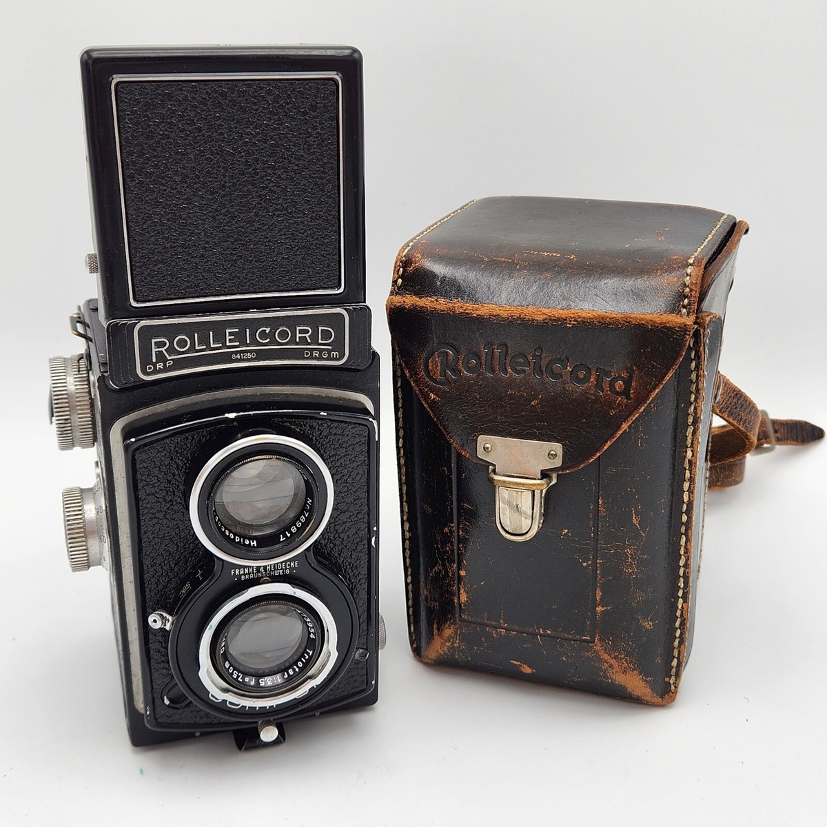 Rollei Rolleicord II Type 3 IIb TLR 120 6x6 Camera w/ Triotar 7.5