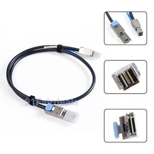 SAS SATA Cable SFF-8088 Mini SAS to Mini-SAS SFF-8644 Cable 1M Ship US